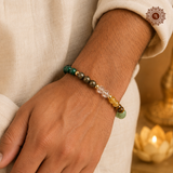 Dhan Yog Bracelet worn on male wrist