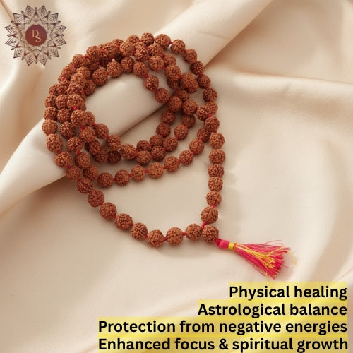 5 Mukhi Rudraksha Mala (108 Bead)