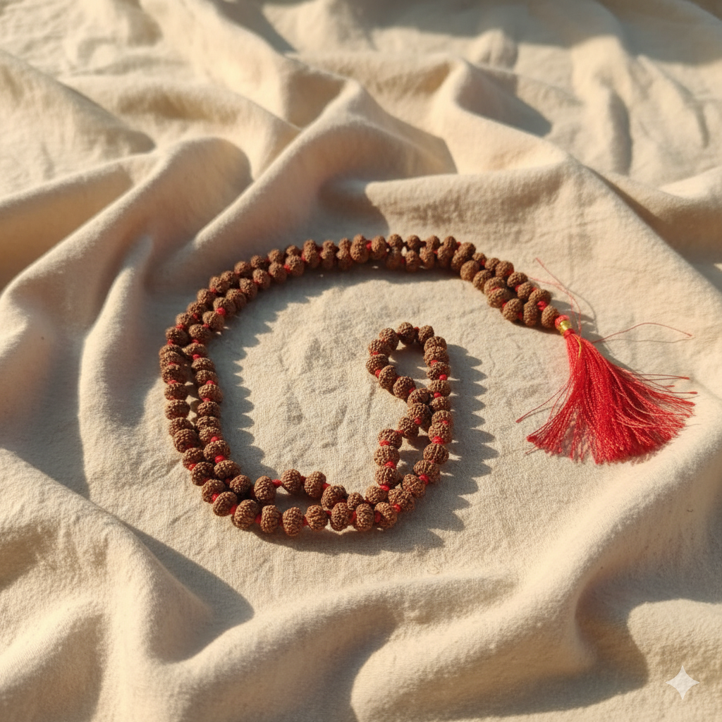 7 Mukhi Rudraksha Mala (108 Bead)