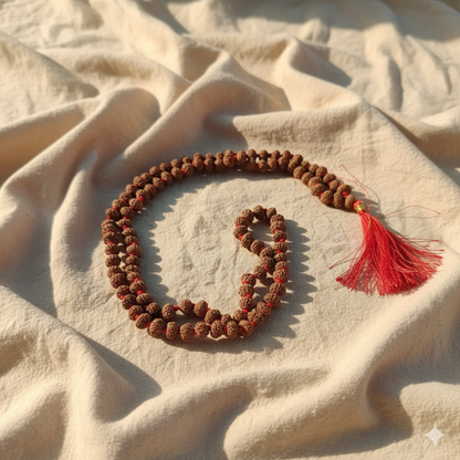 7 Mukhi Rudraksha Mala (108 Bead)