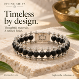 Silver Karungali Bracelet (Murugan Kavach)