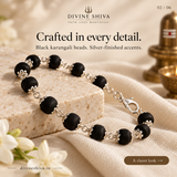 Silver Karungali Bracelet