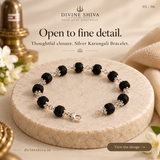 Silver Karungali Bracelet