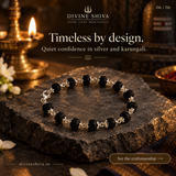 Silver Karungali Bracelet