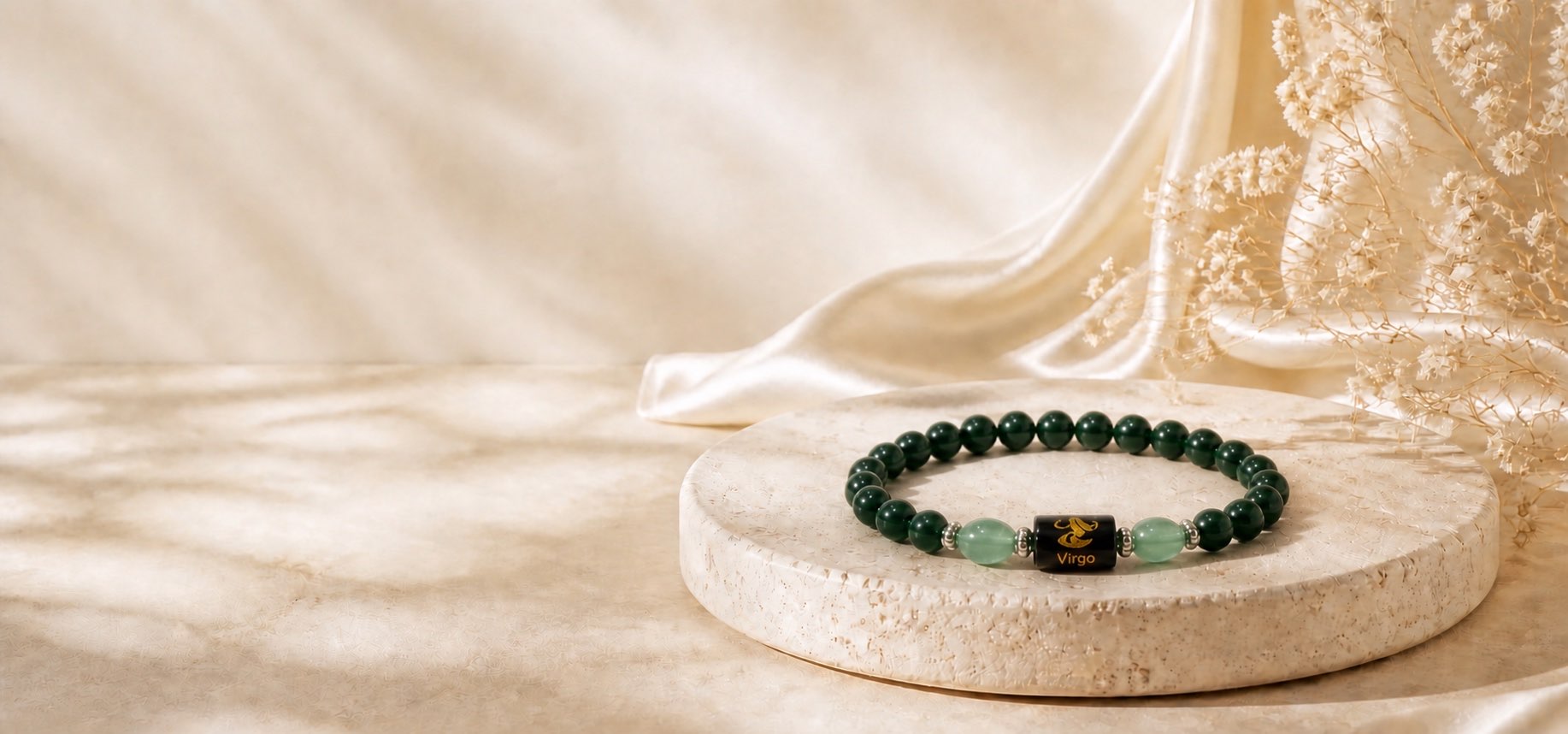 Virgo Rashi bracelet banner